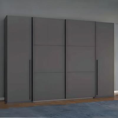 Rauch Mood 268cm 4 Door Wardrobe Metallic Dark Grey