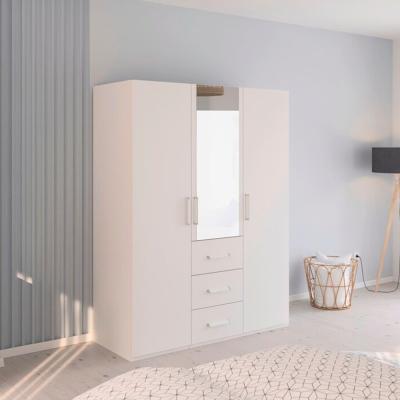 Rauch Evelyn 151cm 3 Door Combi Wardrobe H 197cm Alpine White