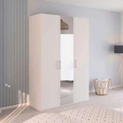 Rauch Evelyn 151cm 3 Door Wardrobe With Mirror H 223cm Alpine White