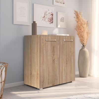 Rauch Evelyn 2 Door Small Sideboard 80cm Sonoma Oak