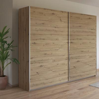 Rauch Kronach 261cm 2 Door Sliding Wardrobe Artisan Oak
