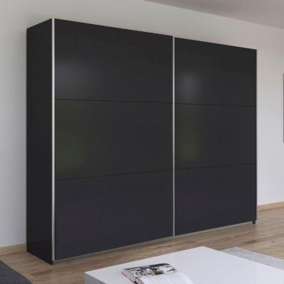 Rauch Kronach 261cm 2 Door Sliding Wardrobe Metallic Dark Grey