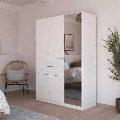Rauch Maika 136cm 5 Door Combi Wardrobe H 197cm Alpine White