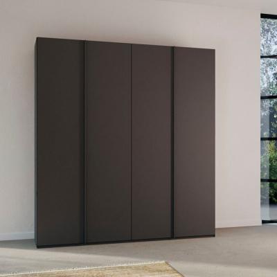 Rauch Skat Meridian 201cm 4 Door Wardrobe Graphite
