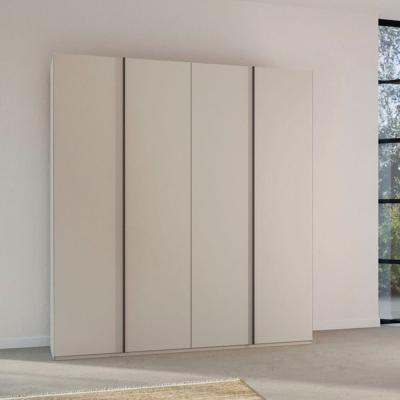 Rauch Skat Meridian 201cm 4 Door Wardrobe Silk Grey