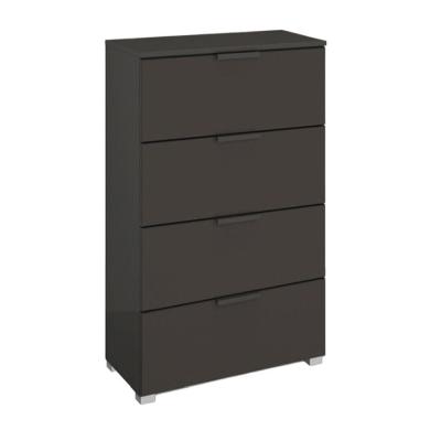 Rauch Skat Meridian 4 Drawer Narrow Chest Graphite