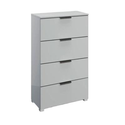 Rauch Skat Meridian 4 Drawer Narrow Chest Silk Grey