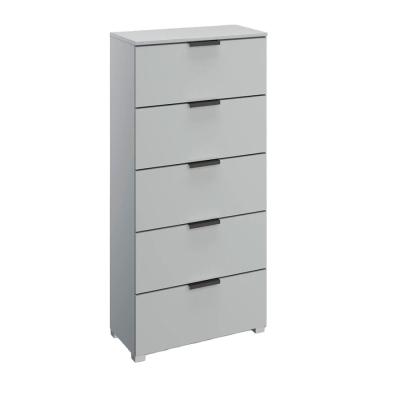 Rauch Skat Meridian 5 Drawer Tall Chest Silk Grey