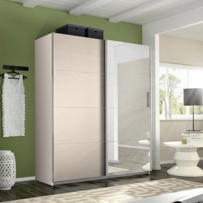 Rauch Belluno 181cm 2 Door Sliding Wardrobe with Mirror - Champagne