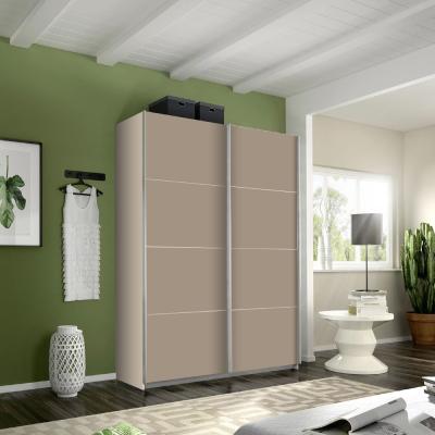 Rauch Belluno 136cm 2 Door Sliding Wardrobe - Champagne