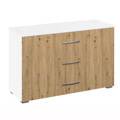 Rauch Aditio 3 Drawer Wide Chest - Alpine White and Artisan Oak