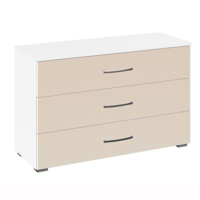 Rauch Aditio 3 Drawer Wide Chest - Alpine White and Champagne