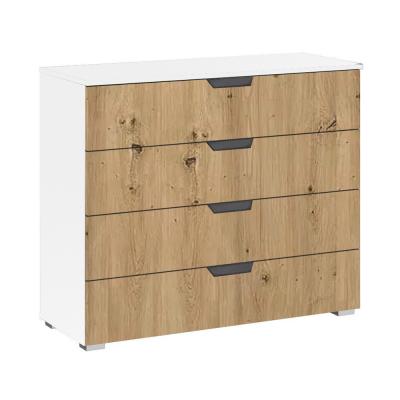 Rauch Aditio 4 Drawer Wide Chest - Alpine White and Artisan Oak