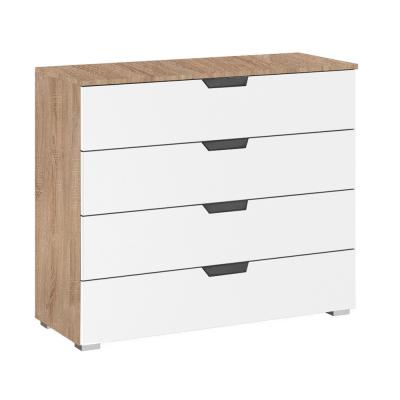 Rauch Aditio 4 Drawer Wide Chest - Sonoma Oak and Alpine White