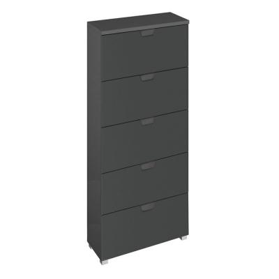 Rauch Aditio 5 Drawer Tall Chest - Metallic Dark Grey