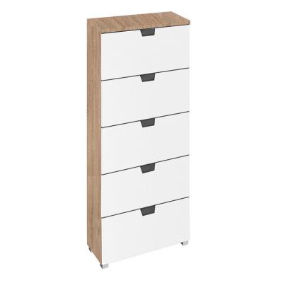 Rauch Aditio 5 Drawer Tall Chest - Sonoma Oak and Alpine White