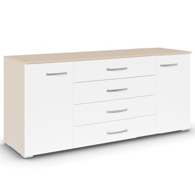 Rauch Aditio 2 Door Large Sideboard - 160cm - Champagne and Alpine White