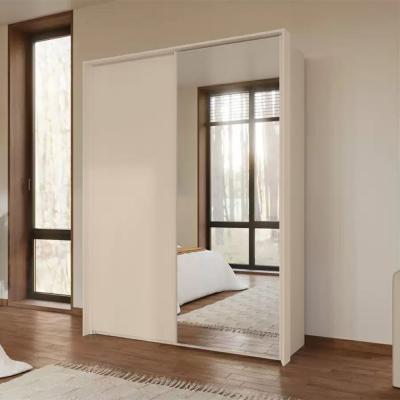 Rauch Taro 162cm 2 Door Sliding Wardrobe with Mirror - Champagne