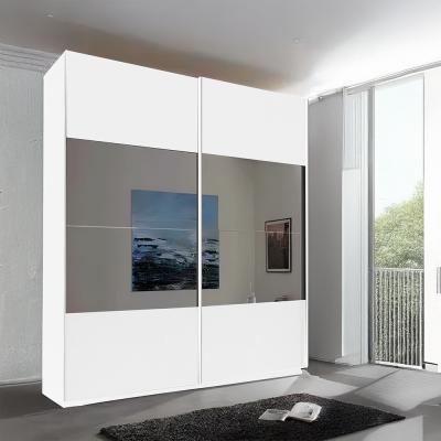 Rauch Filo 181cm 2 Door Sliding Wardrobe with Mirror - Alpine White