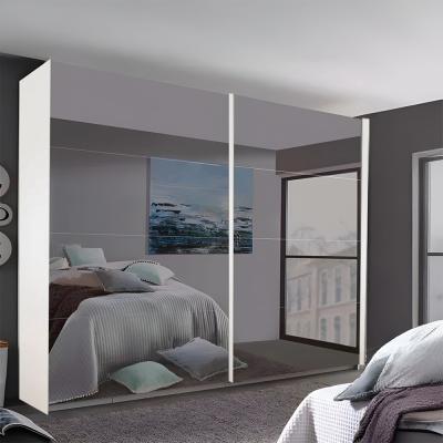 Rauch Filo 226cm 2 Door Mirrored Sliding Wardrobe - Alpine White