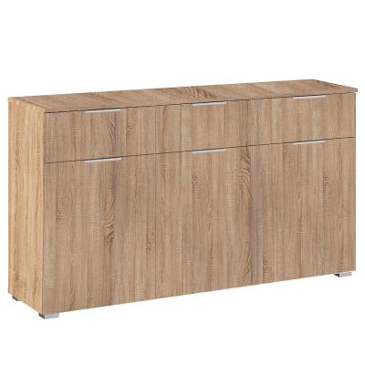 Rauch Alabama 3 Door Medium Sideboard - 120cm - Sonoma Oak