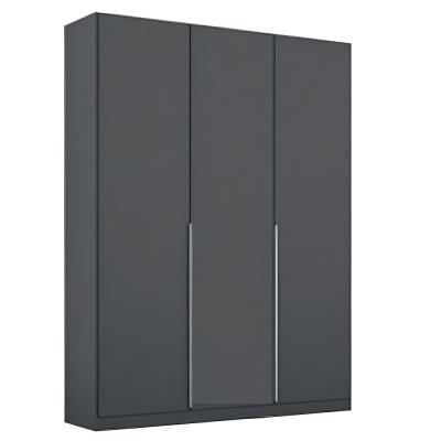 Rauch Alabama 136cm 3 Door Wardrobe - Metallic Dark Grey