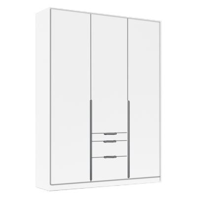 Rauch Alabama 136cm 3 Door Wardrobe with Drawer - Alpine White