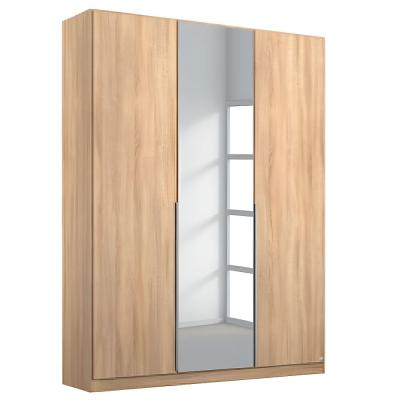 Rauch Alabama 136cm 3 Door Wardrobe with Mirror - Sonoma Oak