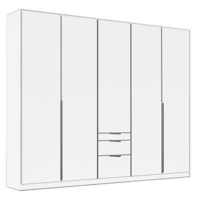 Rauch Alabama 226cm 5 Door Wardrobe with Drawer - Alpine White
