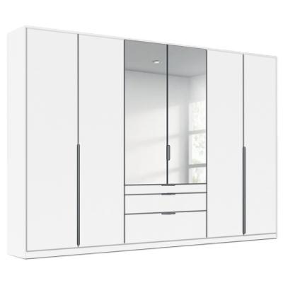 Rauch Alabama 271cm 6 Door Combi Wardrobe - Alpine White