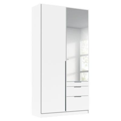 Rauch Alabama 91cm 2 Door Combi Wardrobe - Alpine White