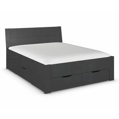 Rauch Aditio 5ft King Size Bed - High Gloss Grey