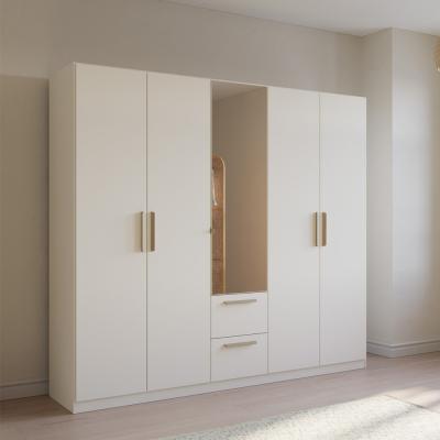 Rauch Skandi 226cm 5 Door Combi Wardrobe - Alpine White