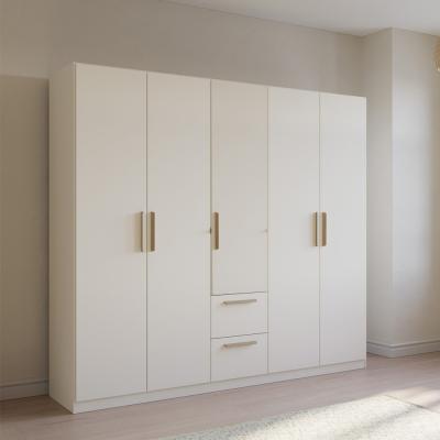 Rauch Skandi 226cm 5 Door Wardrobe with Drawer - Alpine White