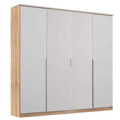 Rauch Texas 181cm 4 Door Wardrobe - Sonoma Oak and Alpine White