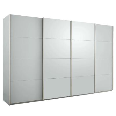 Rauch Syncrono 361cm 4 Door Sliding Wardrobe - Silk Grey