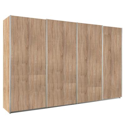Rauch Syncrono 361cm 4 Door Sliding Wardrobe - Sonoma Oak