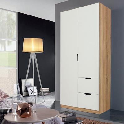 Rauch Arnstein 91cm 2 Door Wardrobe with Drawer - Sonoma Oak and Alpine White