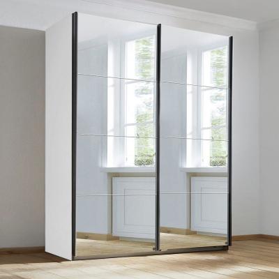 Rauch Subito 181cm 2 Door Mirrored Sliding Wardrobe - Alpine White