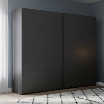 Rauch Beluga Extra 226cm 2 Door Sliding Wardrobe - Graphite