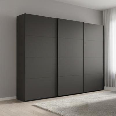 Rauch Beluga Extra 271cm 3 Door Sliding Wardrobe - Graphite