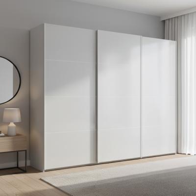 Rauch Beluga Extra 271cm 3 Door Sliding Wardrobe - Silk Grey