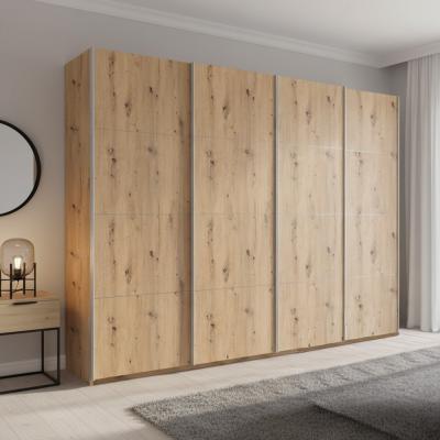 Rauch Beluga Extra 271cm 4 Door Sliding Wardrobe - Artisan Oak