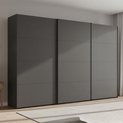 Rauch Beluga Extra 361cm 3 Door Sliding Wardrobe - Graphite