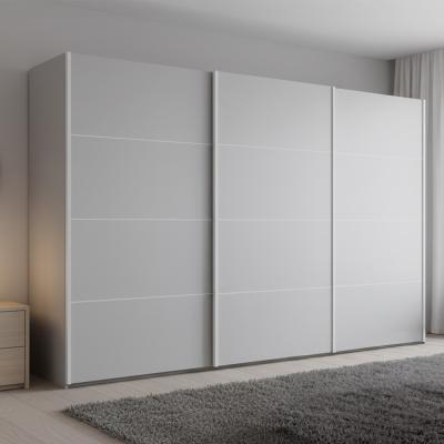 Rauch Beluga Extra 361cm 3 Door Sliding Wardrobe - Silk Grey
