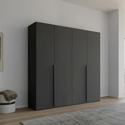 Rauch Purisma 201cm 4 Door Wardrobe - Graphite