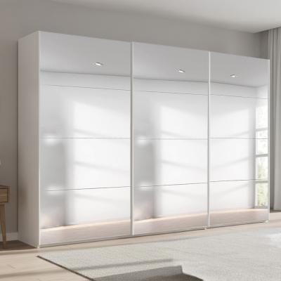 Rauch Beluga Extra 361cm 3 Door Sliding Mirrored Wardrobe - Alpine White