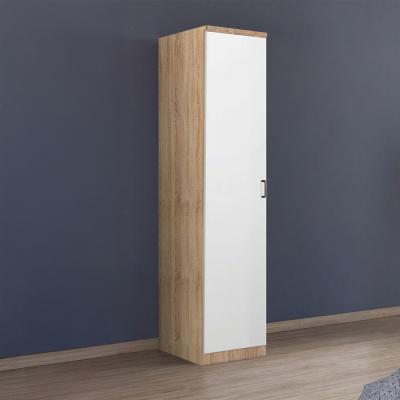 Rauch Celle Super 47cm 1 LH Door Wardrobe - Sonoma Oak and Alpine White