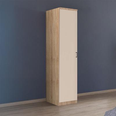 Rauch Celle Super 47cm 1 LH Door Wardrobe - Sonoma Oak and Champagne