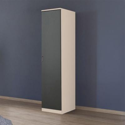 Rauch Celle Super 47cm 1 RH Door Wardrobe - Champagne and Metallic Dark Grey